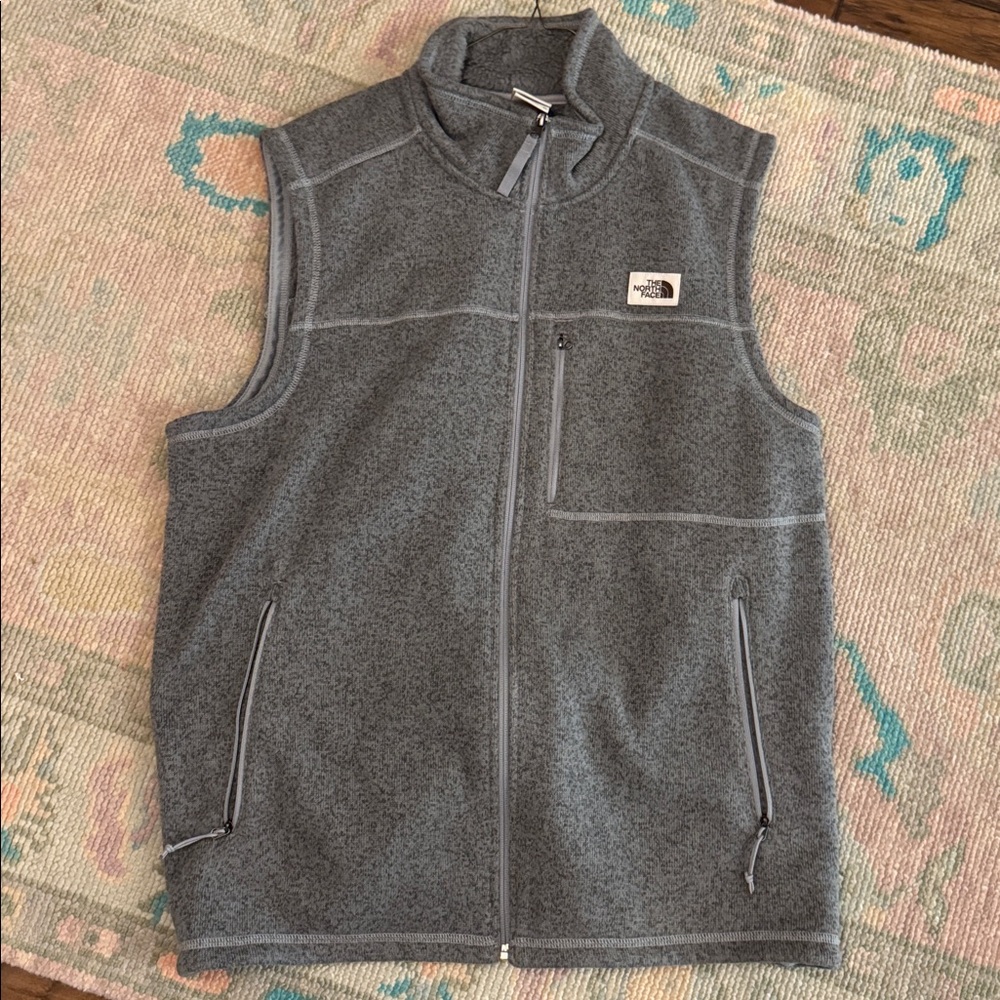 The North Face Gray Fleece Vest